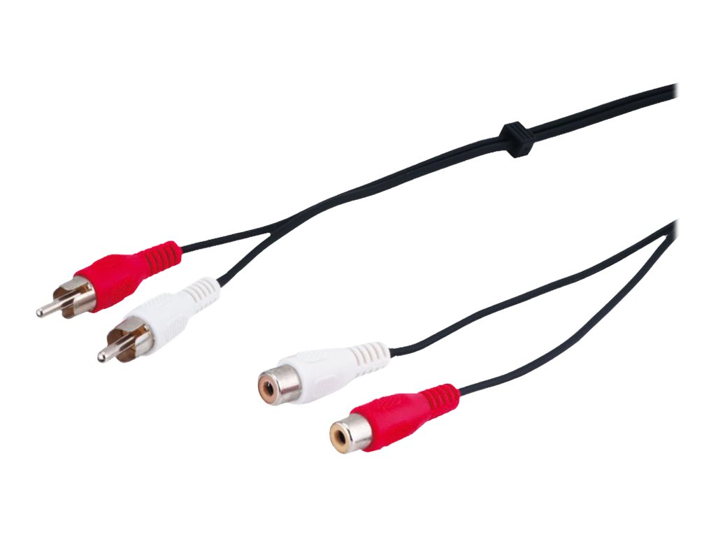 MicroConnect Audiokabel - RCA m�nnlich zu RCA weiblich