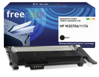 freecolor Toner HP 117A W2070A black remanufactured - Wiederaufbereitet - Kompatibel