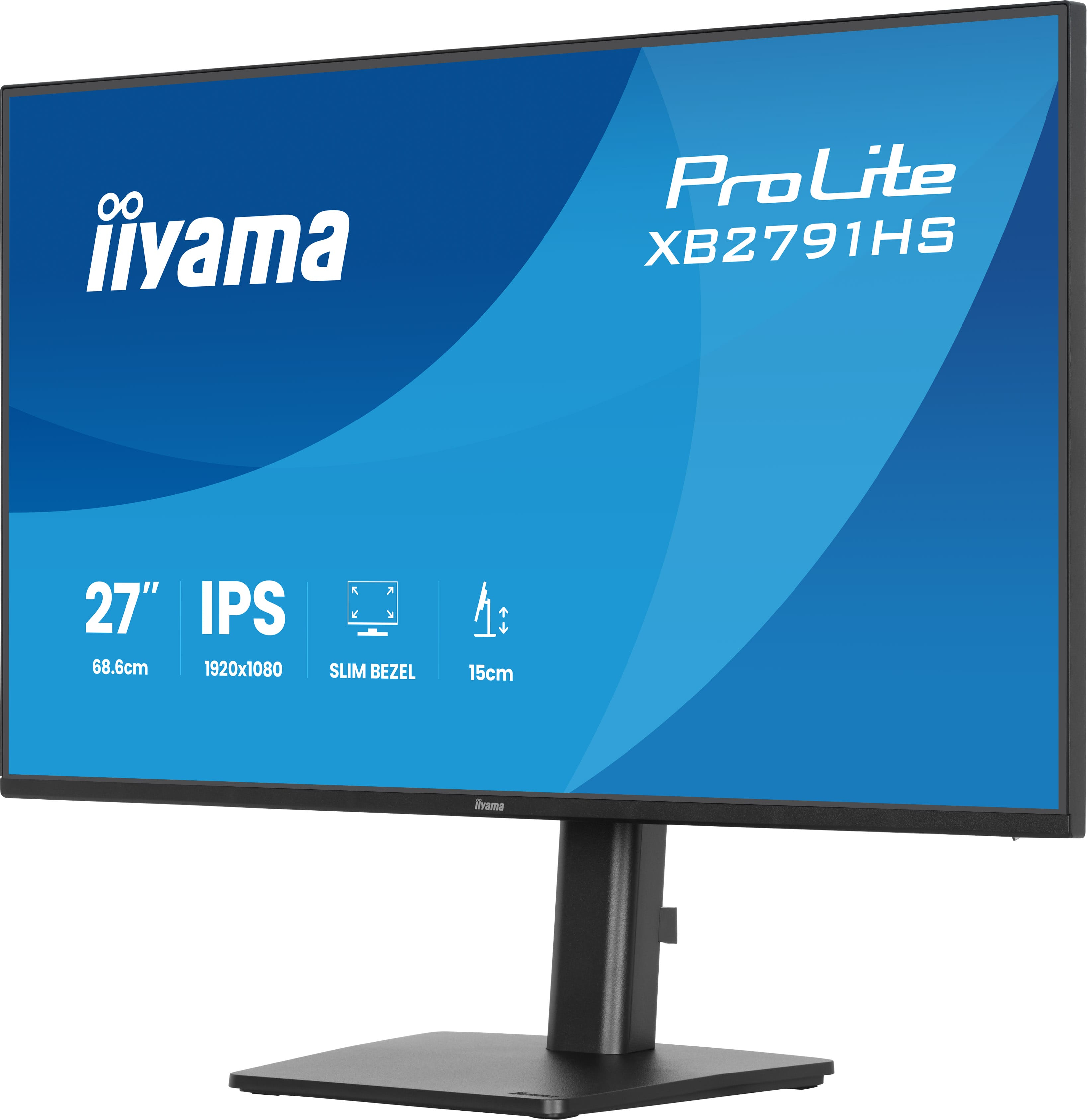 iiyama ProLite XB2791HS-B1 computer monitor 68.6 cm (27) 1920 x 1080 pixels Full HD LED Black