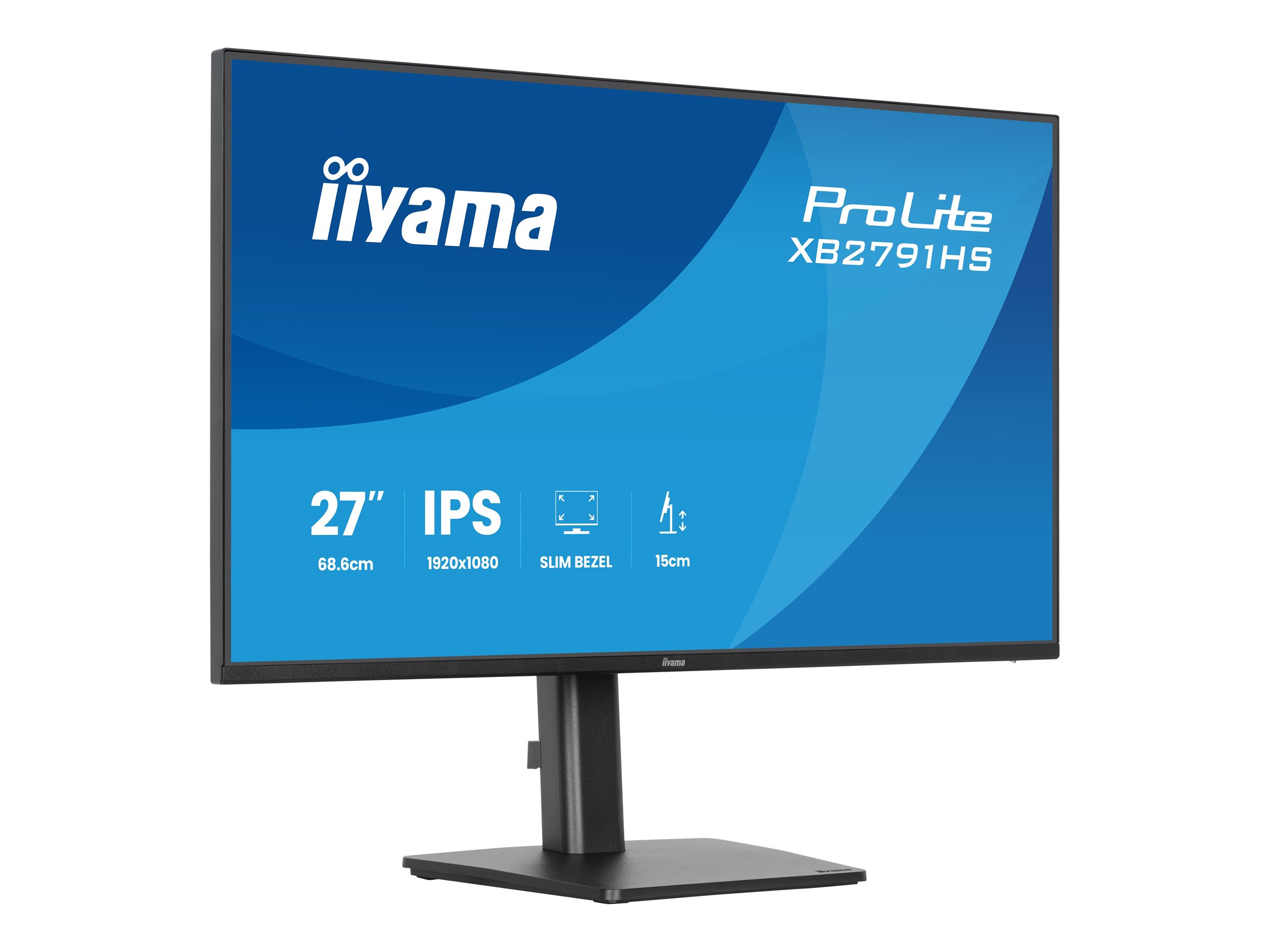 iiyama ProLite XB2791HS-B1 computer monitor 68.6 cm (27) 1920 x 1080 pixels Full HD LED Black