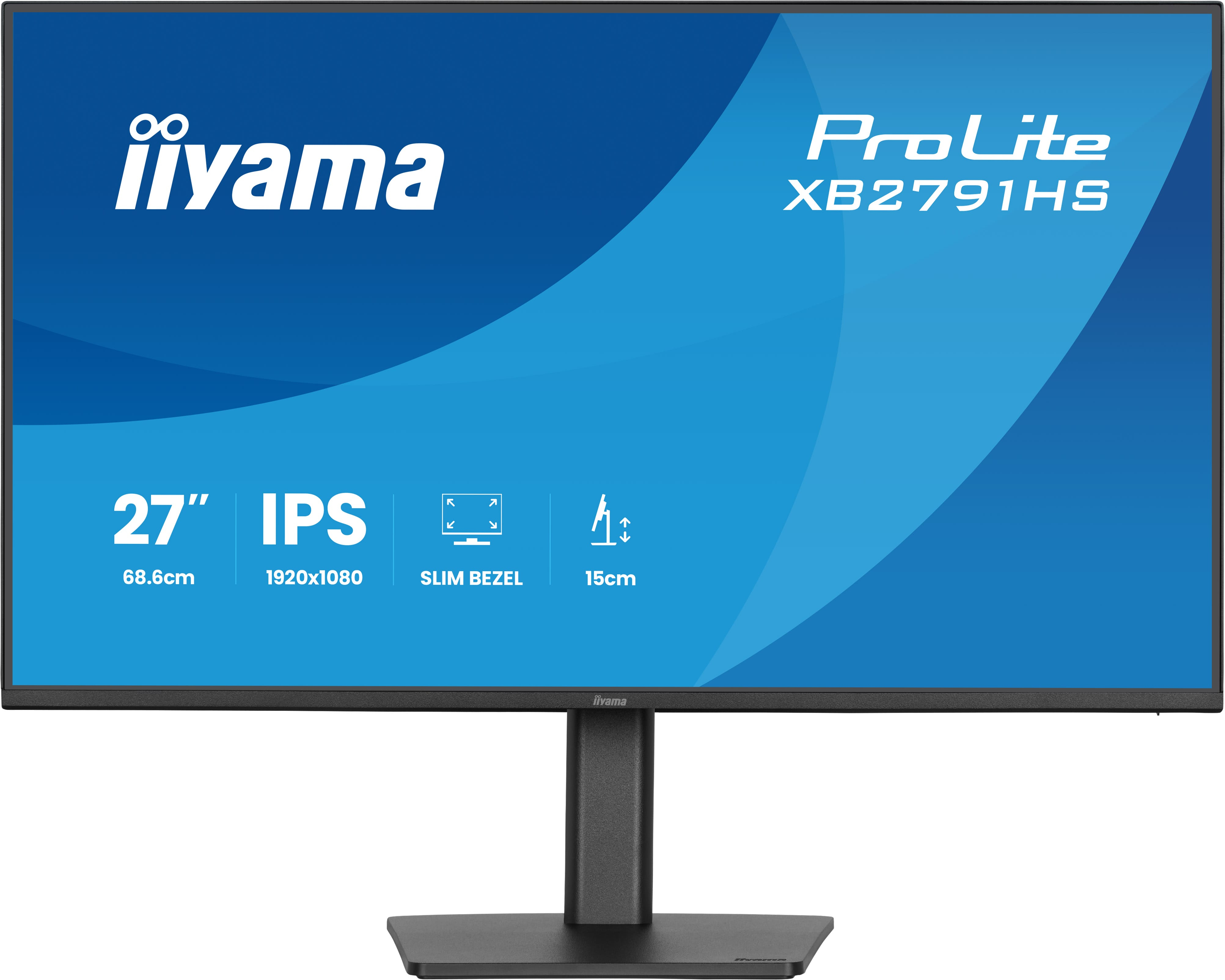 iiyama ProLite XB2791HS-B1 computer monitor 68.6 cm (27) 1920 x 1080 pixels Full HD LED Black