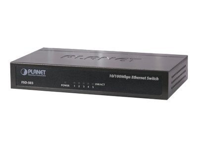Planet FSD-503 - Switch - 5 x 10/100 - Desktop
