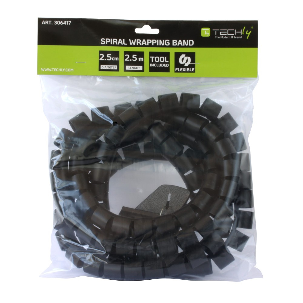 Techly ISWT-KIT-BK syst�me de goulottes 2,5 m