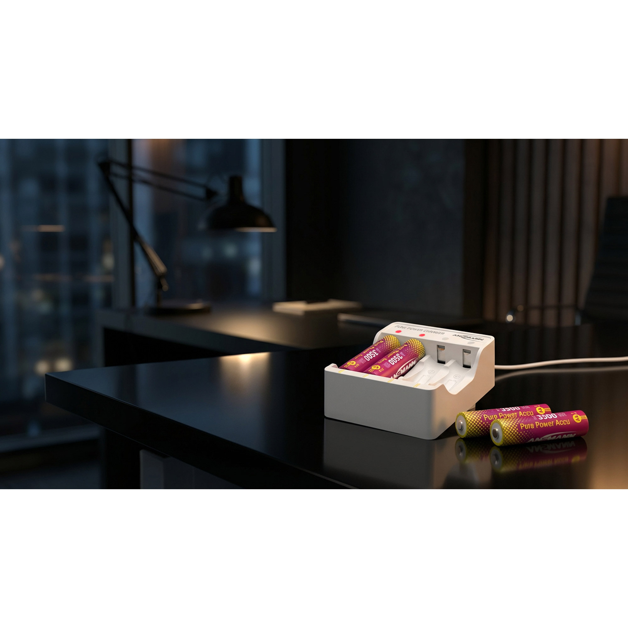 Ansmann Ladeger�t PurePower f�r 4xAAA/AA Li-Ion - Ladeger�t - Lithium-Ionen (Li-Ion)