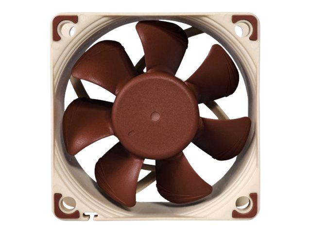 Noctua NF-A6X25 FLX sistema de refrigeraci�n para ordenador Carcasa del ordenador Ventilador 6 cm Marr�n