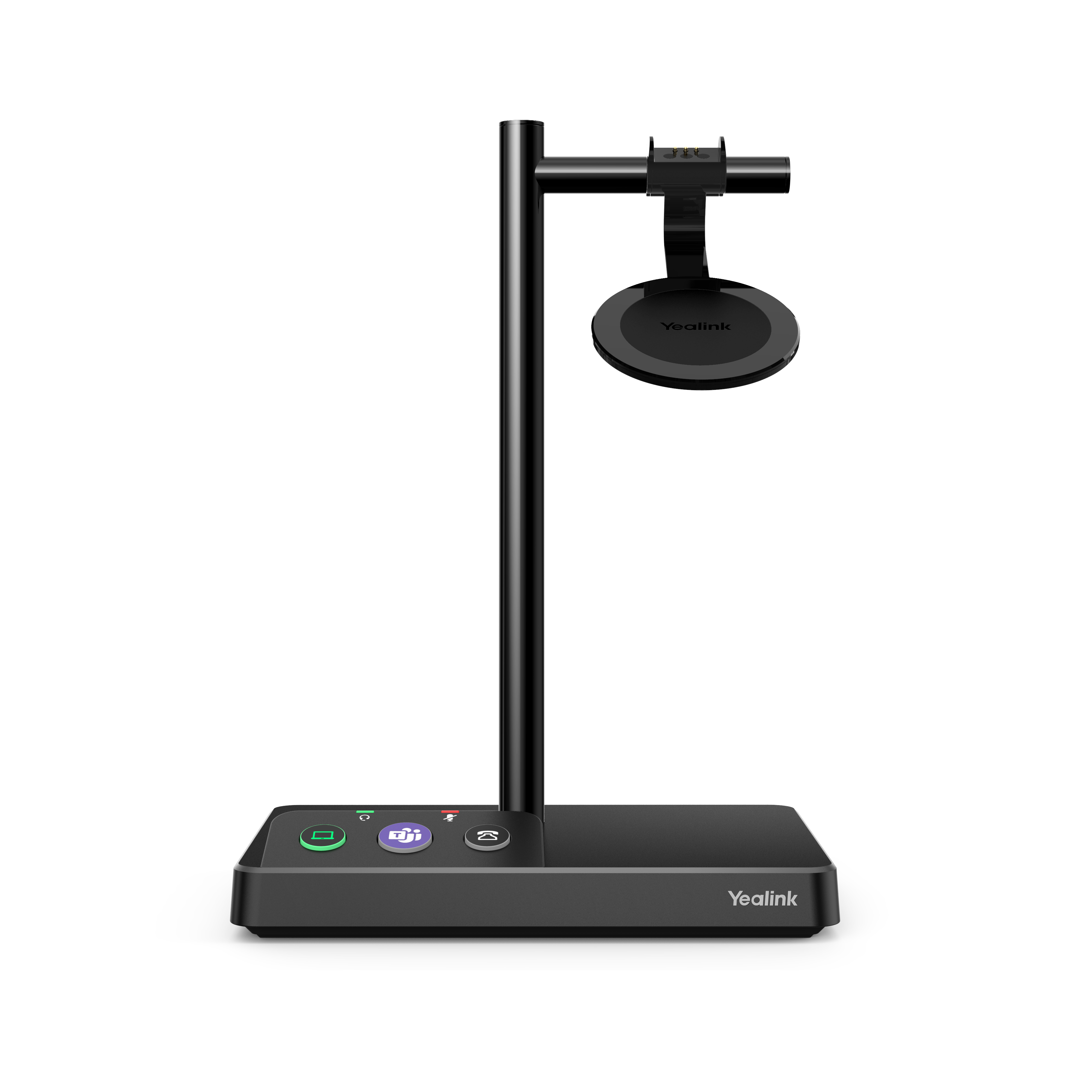 Yealink WH62 Dual UC Auricolare Wireless A Padiglione Ufficio Micro-USB Base di ricarica Nero