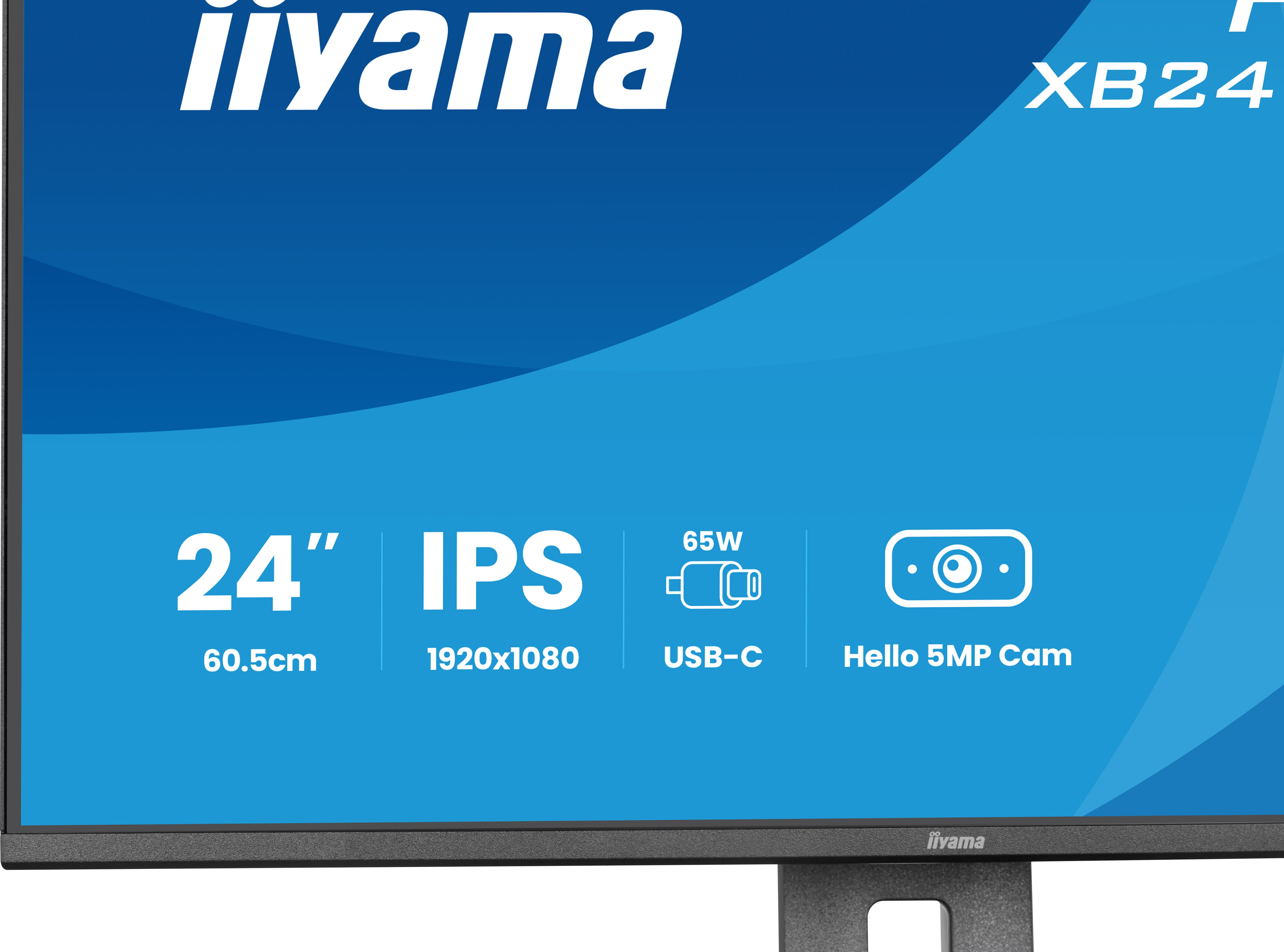 iiyama ProLite XB2497HSNH-B1 24IN IPS LCD 4MS 1920X1080 350CD/M2 HDMI/DP/USB 2 pantalla para PC 60,5 cm (23.8) 1920 x 1080 Pixeles Full HD Negro