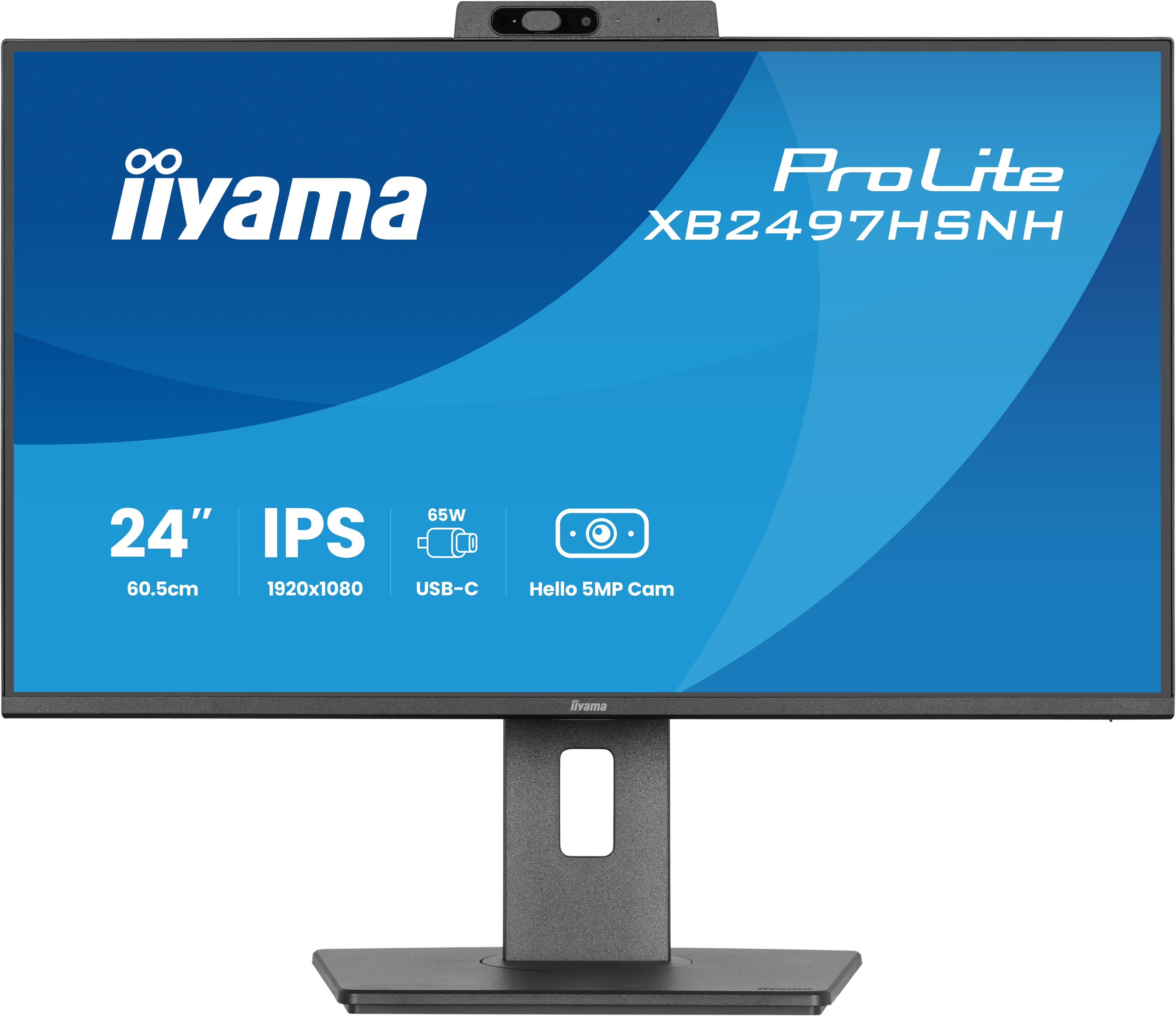 iiyama ProLite XB2497HSNH-B1 24IN IPS LCD 4MS 1920X1080 350CD/M2 HDMI/DP/USB 2 pantalla para PC 60,5 cm (23.8) 1920 x 1080 Pixeles Full HD Negro