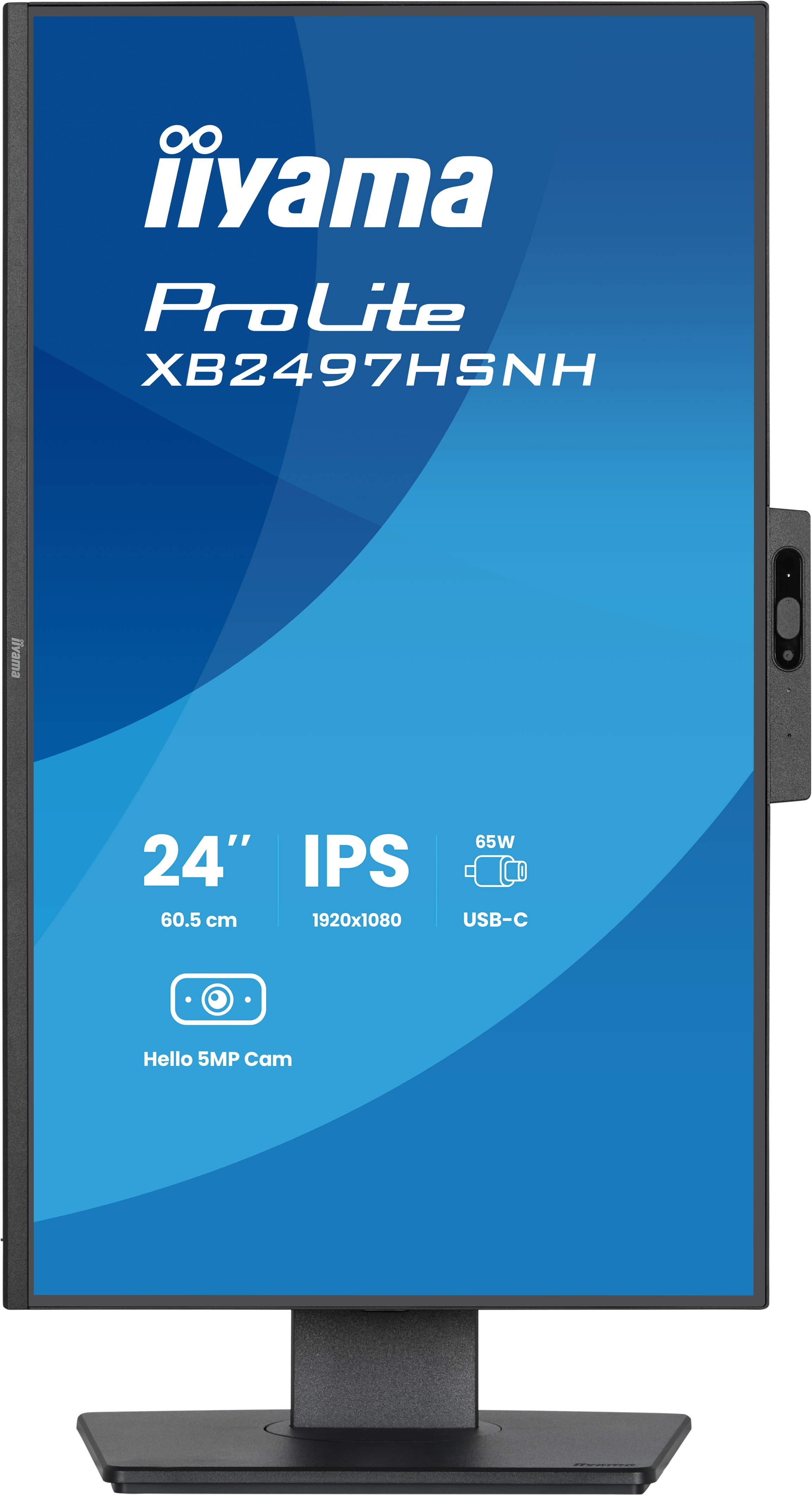 iiyama ProLite XB2497HSNH-B1 24IN IPS LCD 4MS 1920X1080 350CD/M2 HDMI/DP/USB 2 pantalla para PC 60,5 cm (23.8) 1920 x 1080 Pixeles Full HD Negro