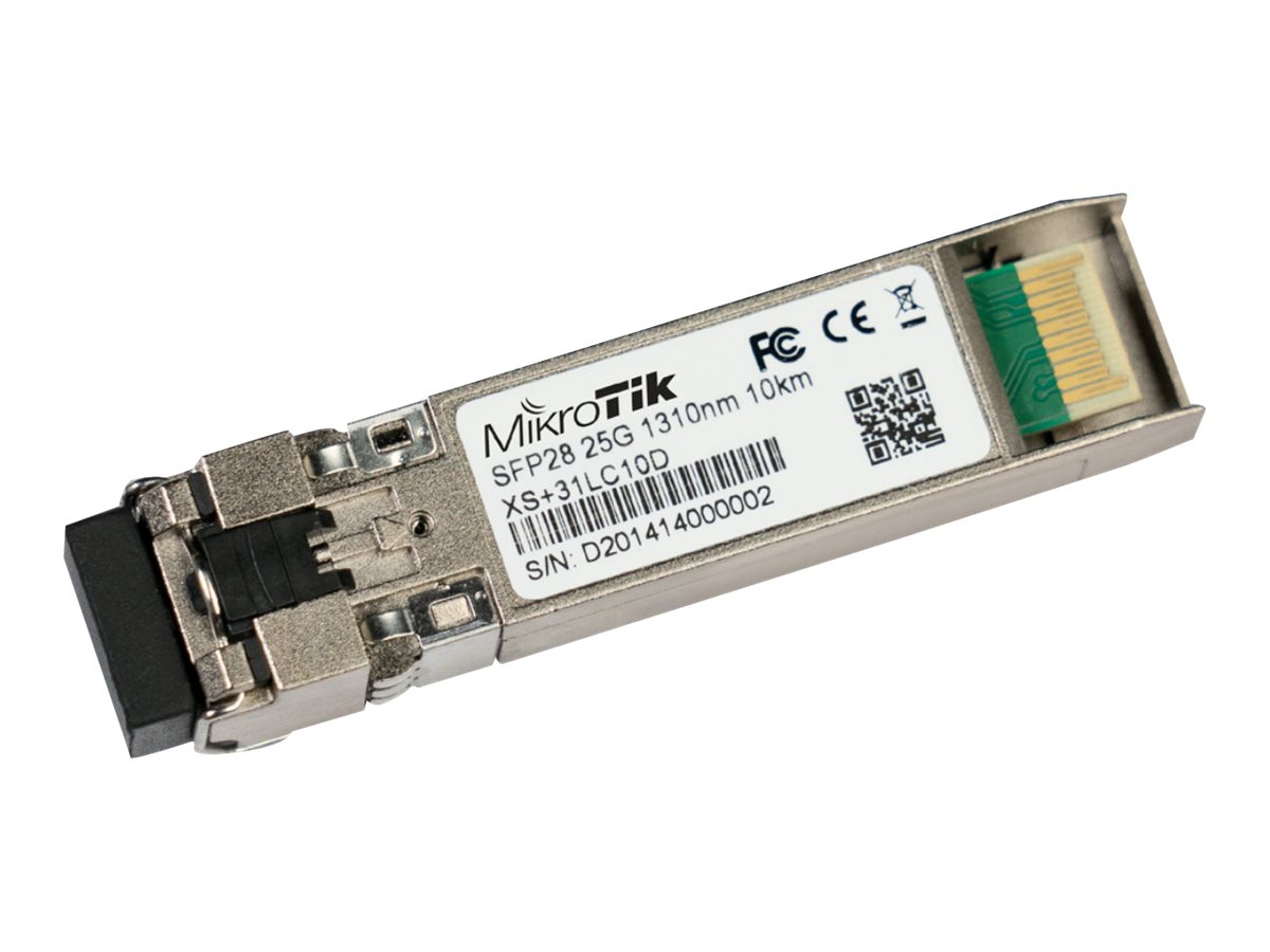 MikroTik XS+31LC10D - SFP28 Empfngermodul - SFP+/SFP28 / LC/UPC Einzelmodus