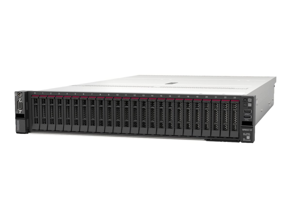 Lenovo SR650 V2 Xeon Silver 4309Y (8C 2.8GHz 12MB Cache/105W), 32GB (1x32GB, 3200MHz 2Rx4 RDIMM), 8 SAS/SATA, 930-8i, 1x1100W Titanium, 5 Standard Fans, XCC Enterprise, Toolless V2 Rails - SR650 V2 Xeon Silver 4309Y (8C 2.8GHz 12MB Cache/105W)