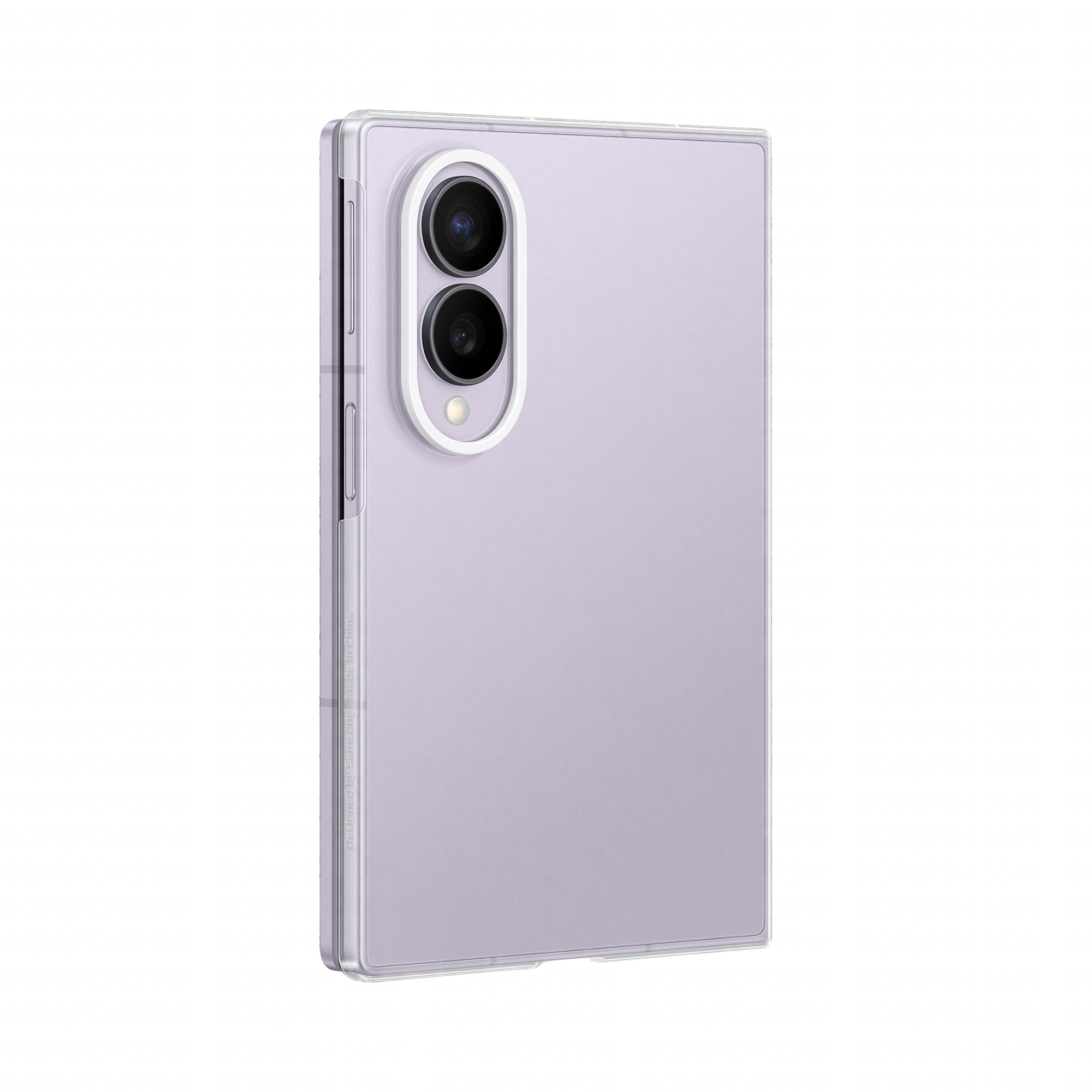 Samsung EF-QF971CTEGWW mobile phone case 19.3 cm (7.6) Cover Transparent