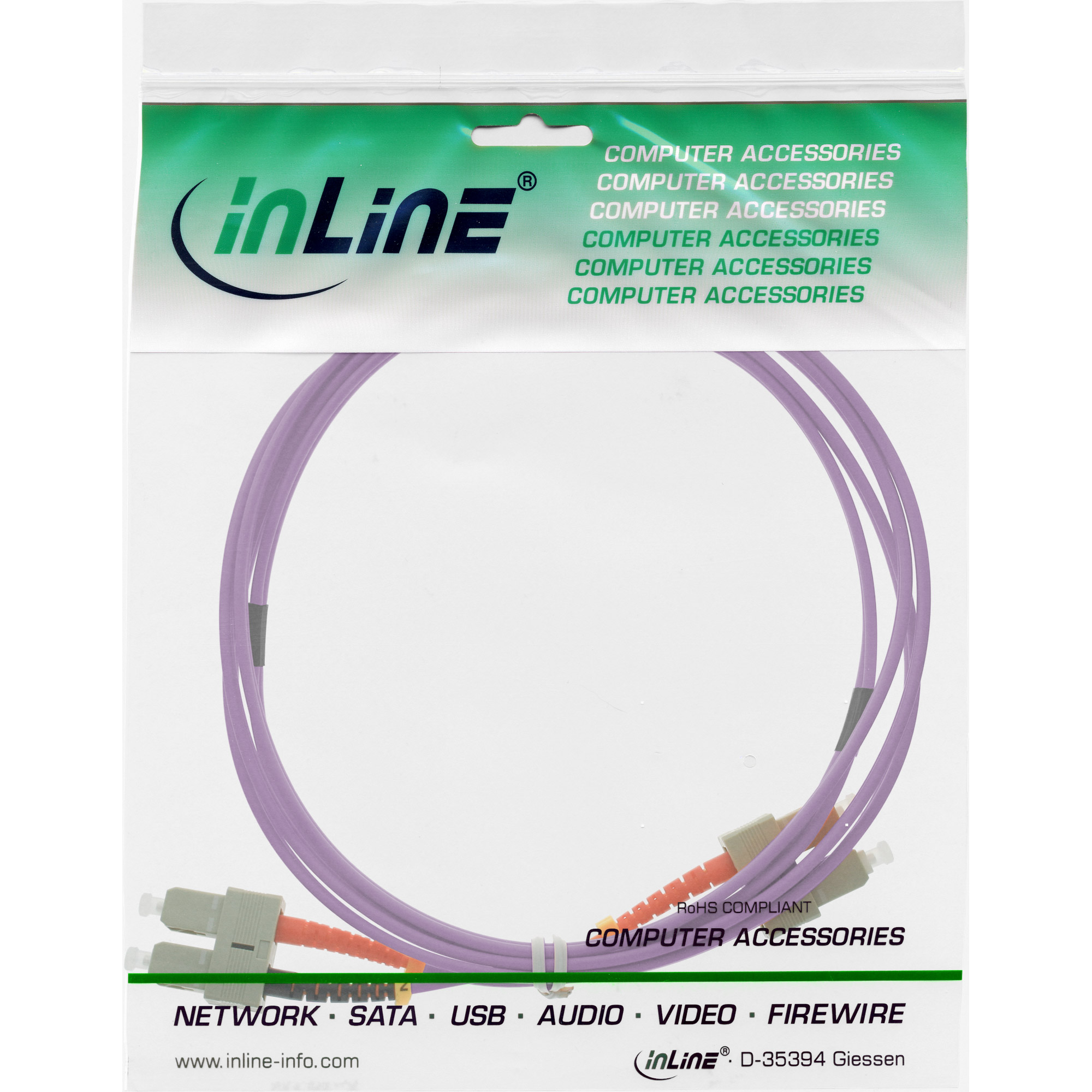 InLine Patch-Kabel - SC multi-mode (M) bis SC multi-mode (M)