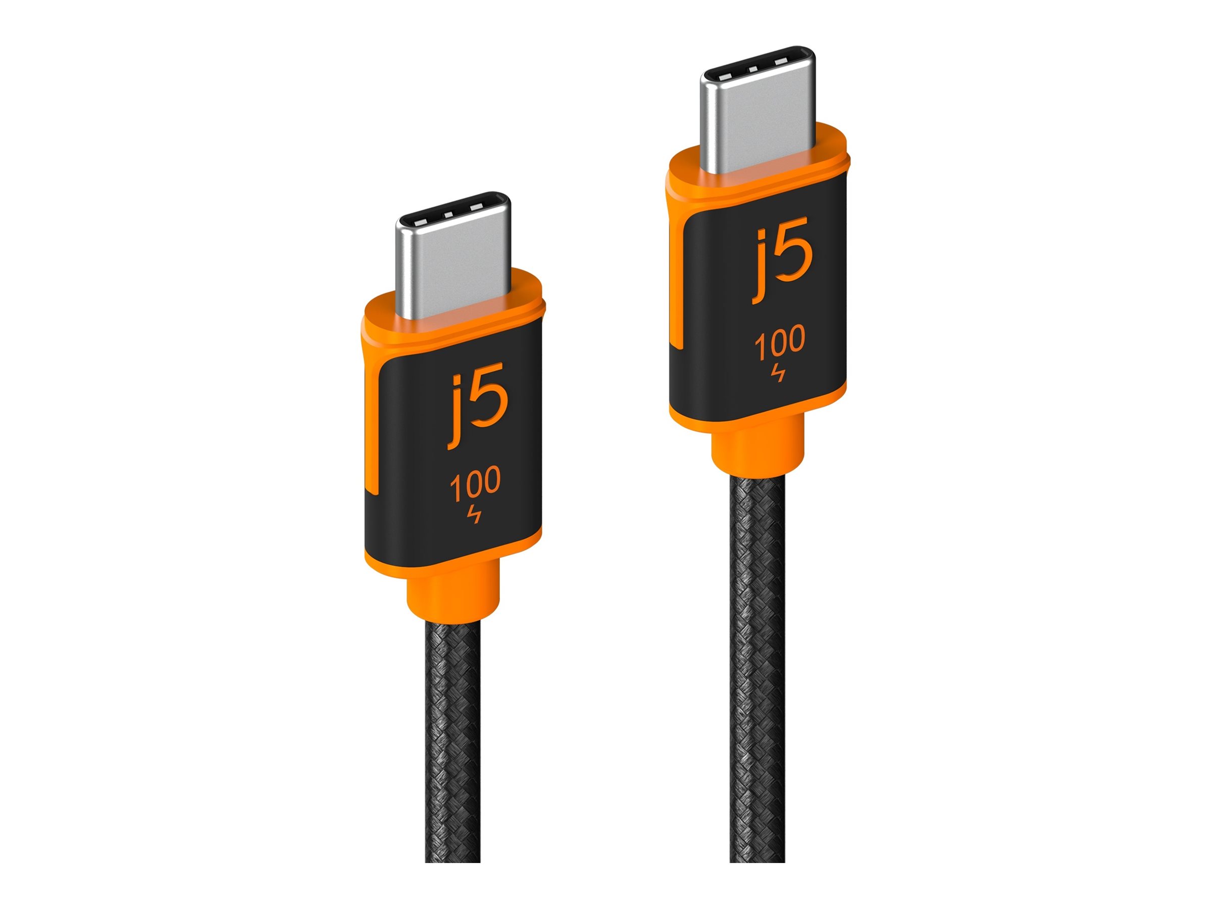 j5create JUCX25L18 USB-C� 100W Sync & Charge Cable (1.8 m / 5.9 ft.)