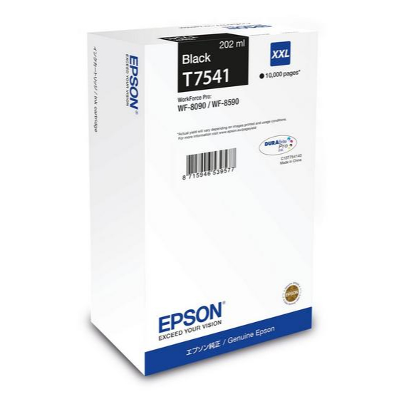 Epson Tinte schwarz 202.0ml WF Pro 8090/8590XXL - Schwarz