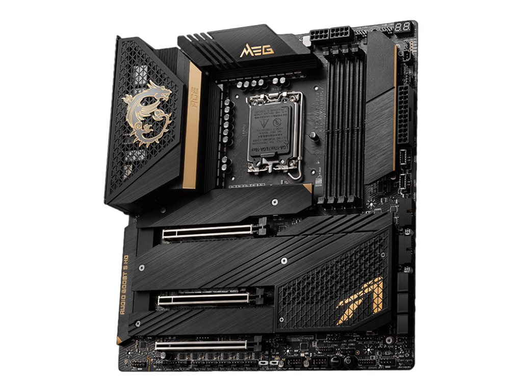 MSI MEG Z690 ACE - Motherboard - E-ATX - LGA1700-Sockel - Z690 Chipsatz - USB-C Gen2, USB 3.2 Gen 1, USB 3.2 Gen 2, USB-C Gen 2x2 - Wi-Fi, Bluetooth, 2 x 2.5 Gigabit LAN - Onboard-Grafik (CPU erforderlich)