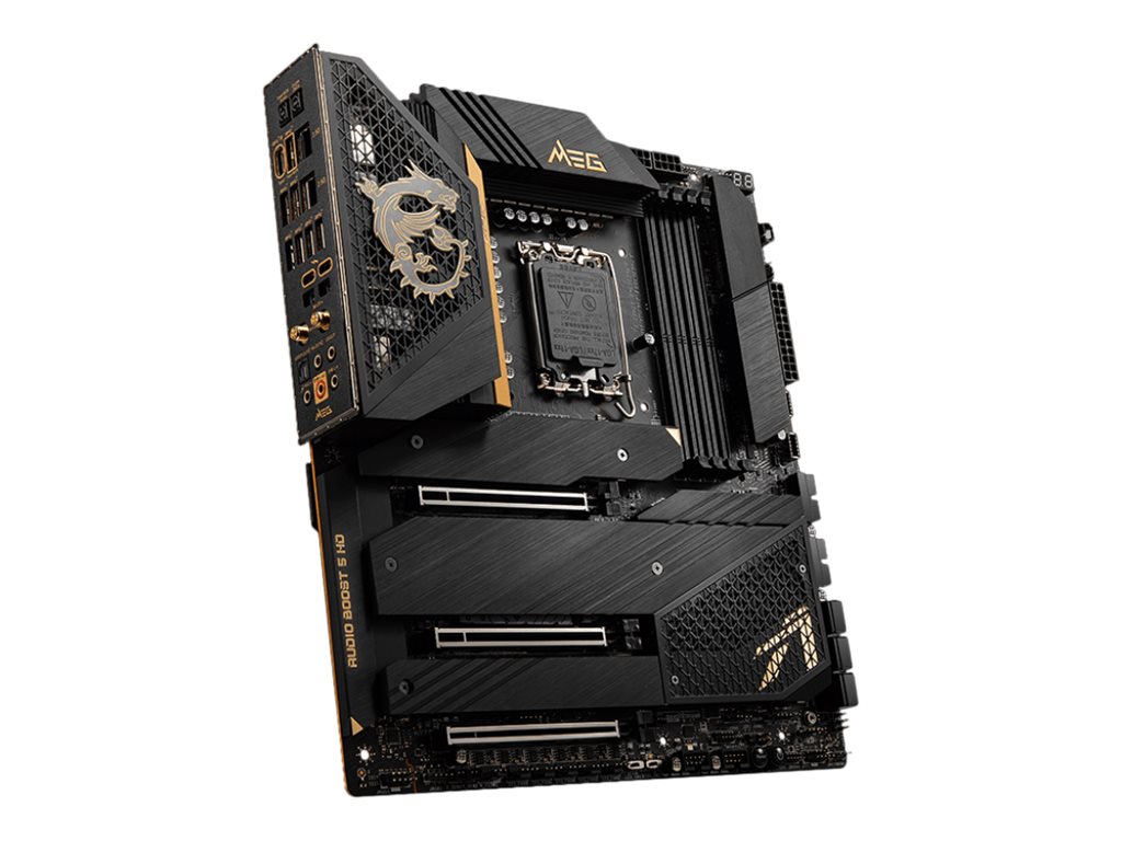 MSI MEG Z690 ACE - Motherboard - E-ATX - LGA1700-Sockel - Z690 Chipsatz - USB-C Gen2, USB 3.2 Gen 1, USB 3.2 Gen 2, USB-C Gen 2x2 - Wi-Fi, Bluetooth, 2 x 2.5 Gigabit LAN - Onboard-Grafik (CPU erforderlich)