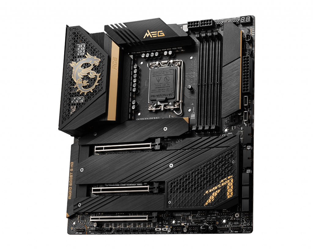 MSI MEG Z690 ACE - Motherboard - E-ATX - LGA1700-Sockel - Z690 Chipsatz - USB-C Gen2, USB 3.2 Gen 1, USB 3.2 Gen 2, USB-C Gen 2x2 - Wi-Fi, Bluetooth, 2 x 2.5 Gigabit LAN - Onboard-Grafik (CPU erforderlich)