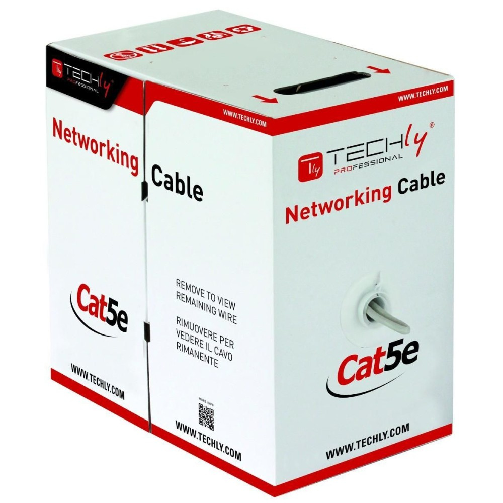 Techly ITP7-UTP-IC-CCA - 305 m - Cat5e - U/UTP (UTP) - Grau