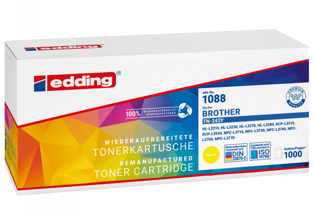 EDDING EDD-1088 gelb Toner kompatibel zu brother TN-243Y - Kompatibel - Tonereinheit
