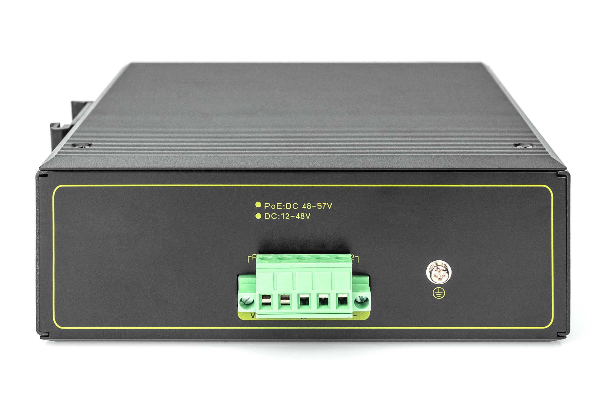 DIGITUS Industrial 8-Port Gigabit PoE Switch, Unmanaged, 2 Uplinks