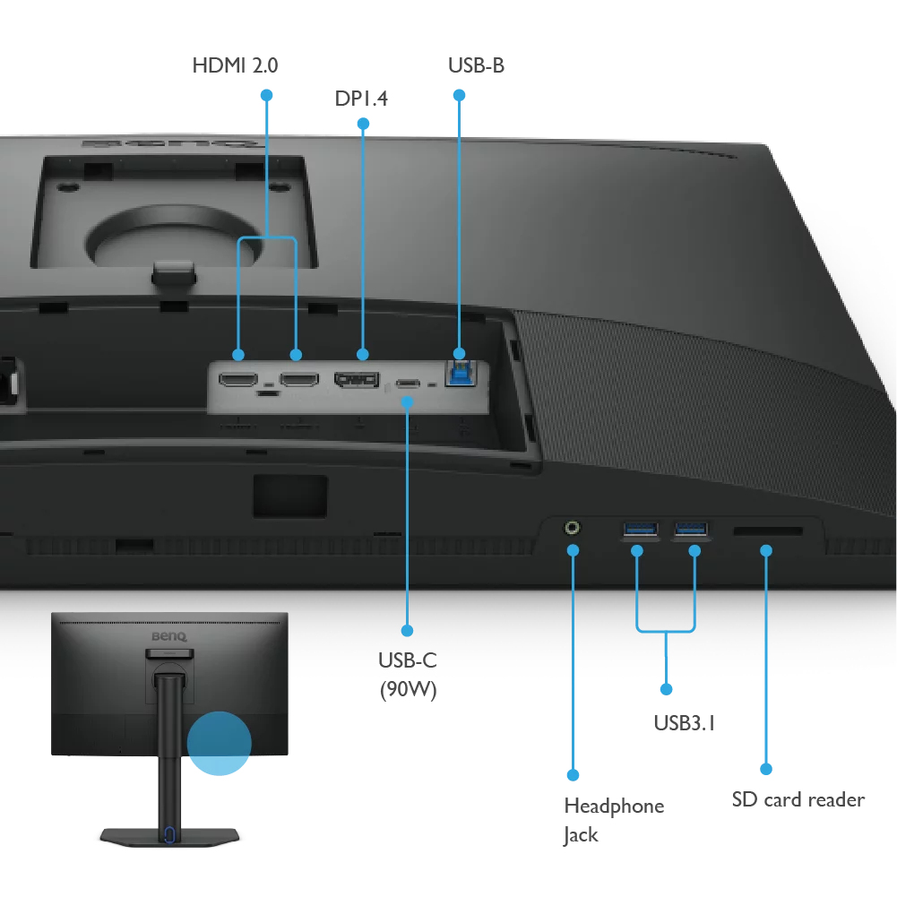 BenQ SW272QN - LED-Monitor - USB - 68.6 cm (27)