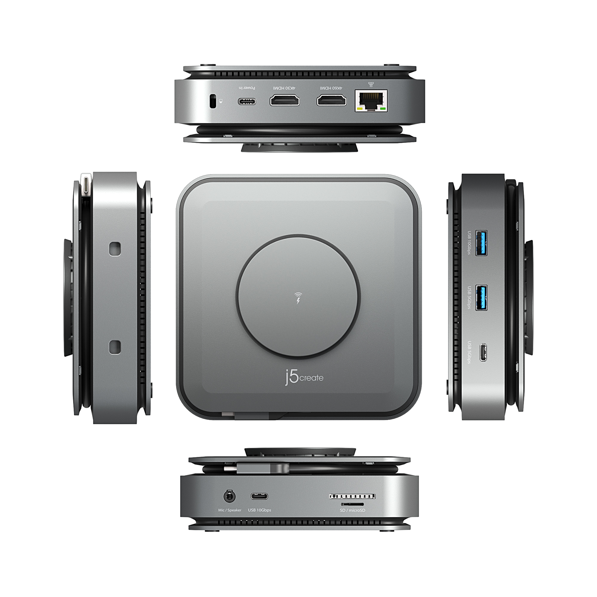 j5create JCD3199-N Station daccueil USB-C� Double HDMI 4K