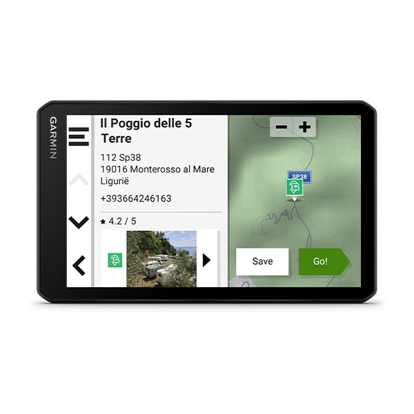 Garmin CamperCam 795 navigatore Palmare/Fisso 17,6 cm (6.95) TFT Touch screen 271 g Nero