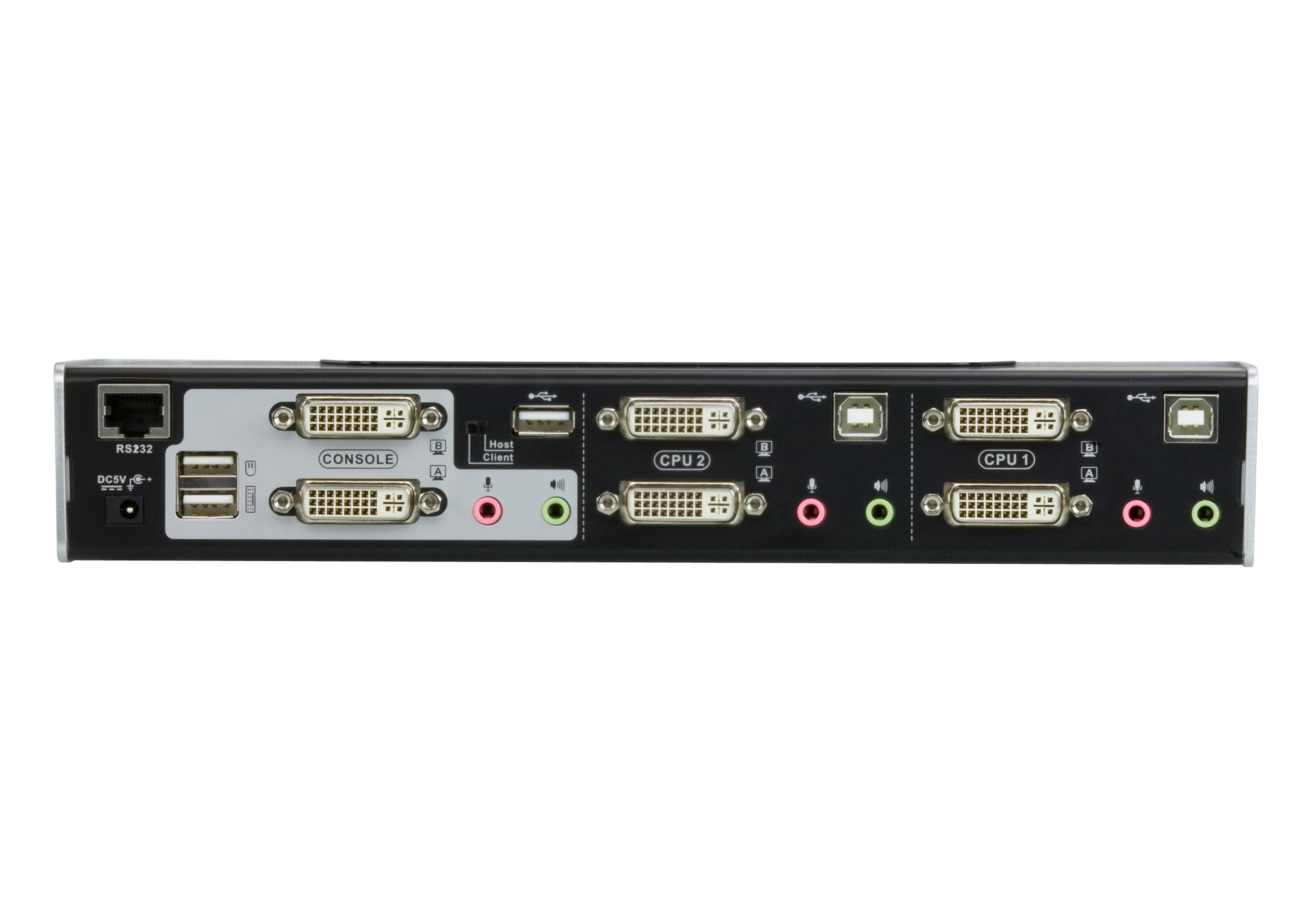 ATEN CS1642A Tastatur/Video/Maus (KVM)-Switch Schwarz