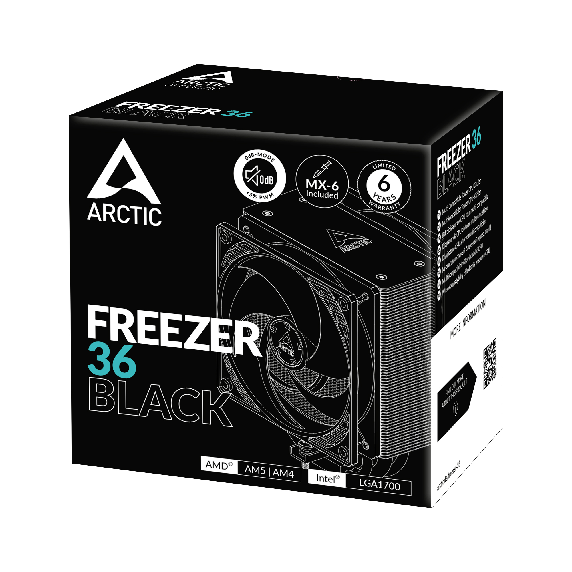Arctic Khler Freezer 36 Black