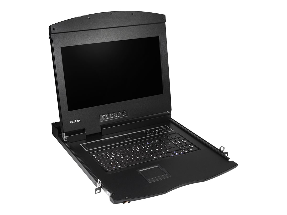 LogiLink KVM Konsole mit 17 Zoll Deutsches Keyboard