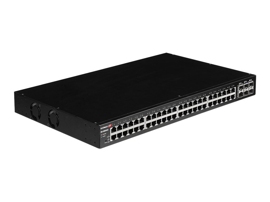 Edimax GS-5654LX switch Gestionado Gigabit Ethernet (10/100/1000) Negro