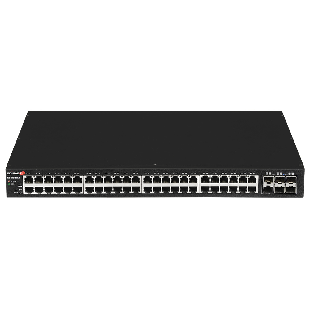 Edimax GS-5654LX switch Gestionado Gigabit Ethernet (10/100/1000) Negro