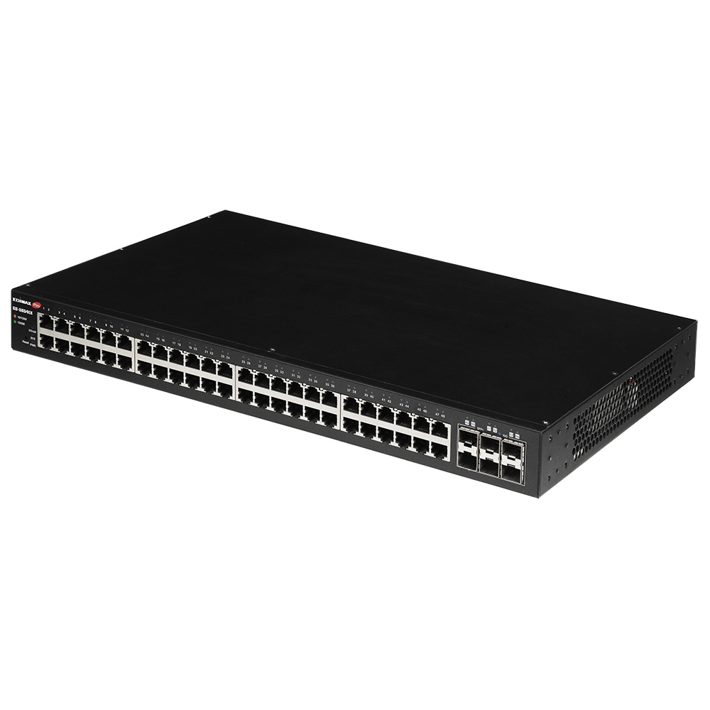 Edimax GS-5654LX switch Gestionado Gigabit Ethernet (10/100/1000) Negro