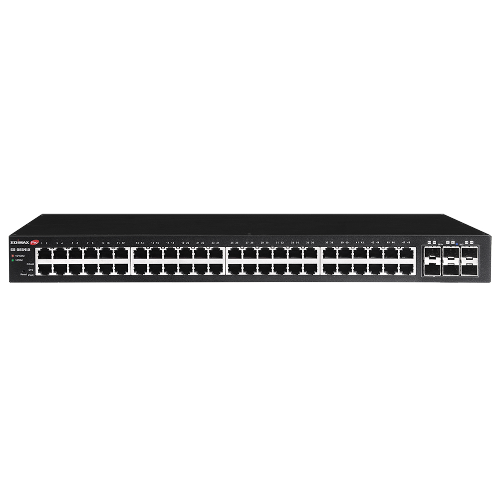 Edimax GS-5654LX switch Gestionado Gigabit Ethernet (10/100/1000) Negro