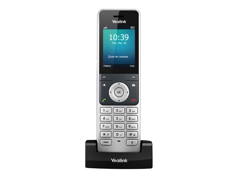 Yealink SIP-W56H Terminal de telfono DECT Identificador de llamadas Negro, Plata