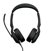 Jabra Evolve2 50 Auriculares Almbrico Diadema Oficina/Centro de llamadas USB Type-C / USB Type-A Negro