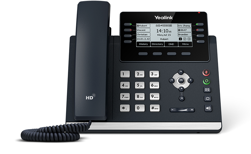 Yealink SIP-T43U - VoIP-Telefon mit Rufnummernanzeige