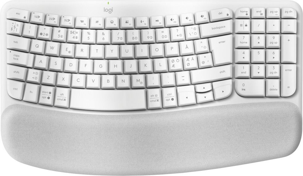 Logitech Ergo Series - Tastatur - mit gepolsterter Handgelenkauflage