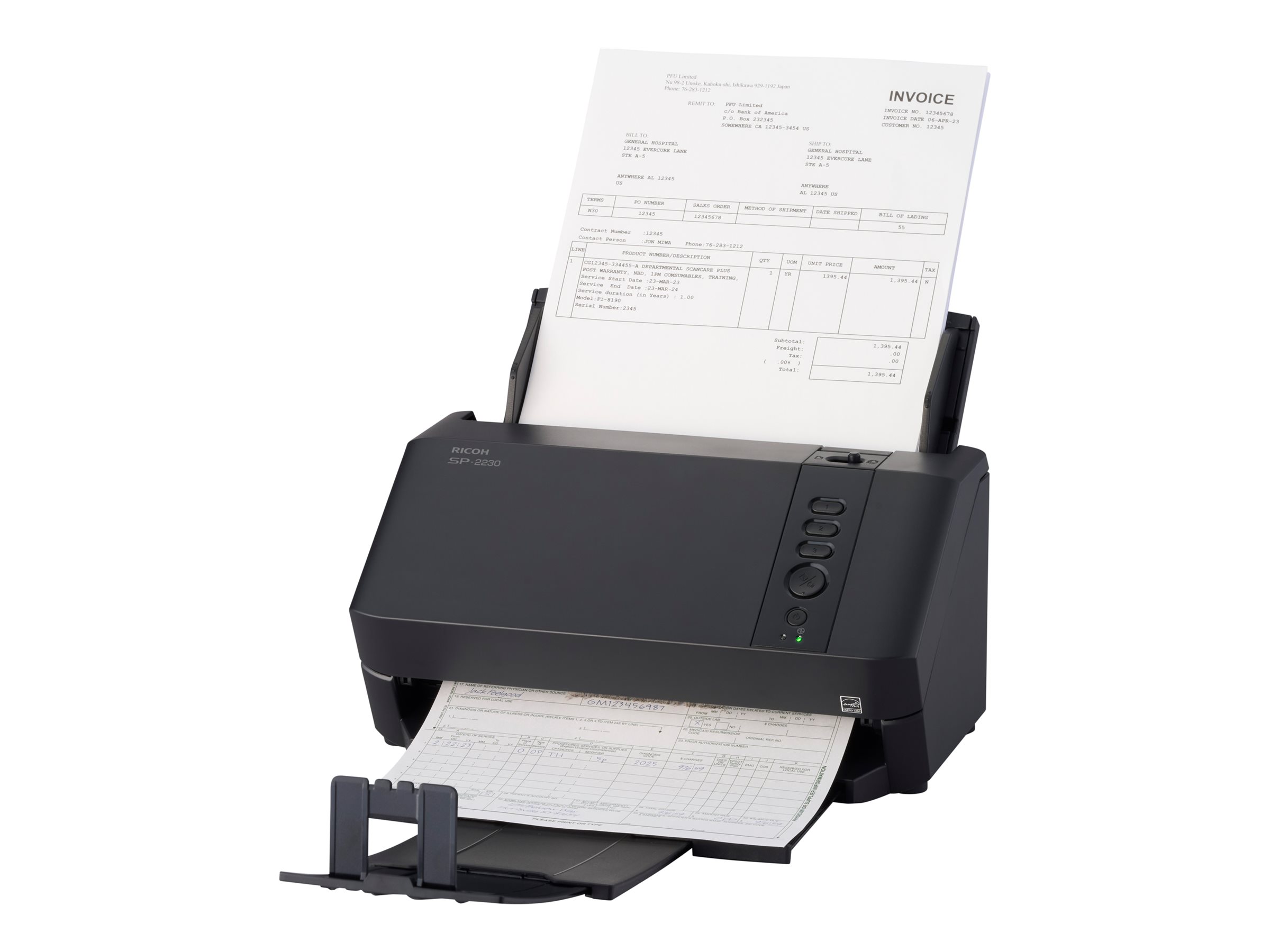 Ricoh SP-2230 ADF scanner 600 x 600 DPI A4 Black