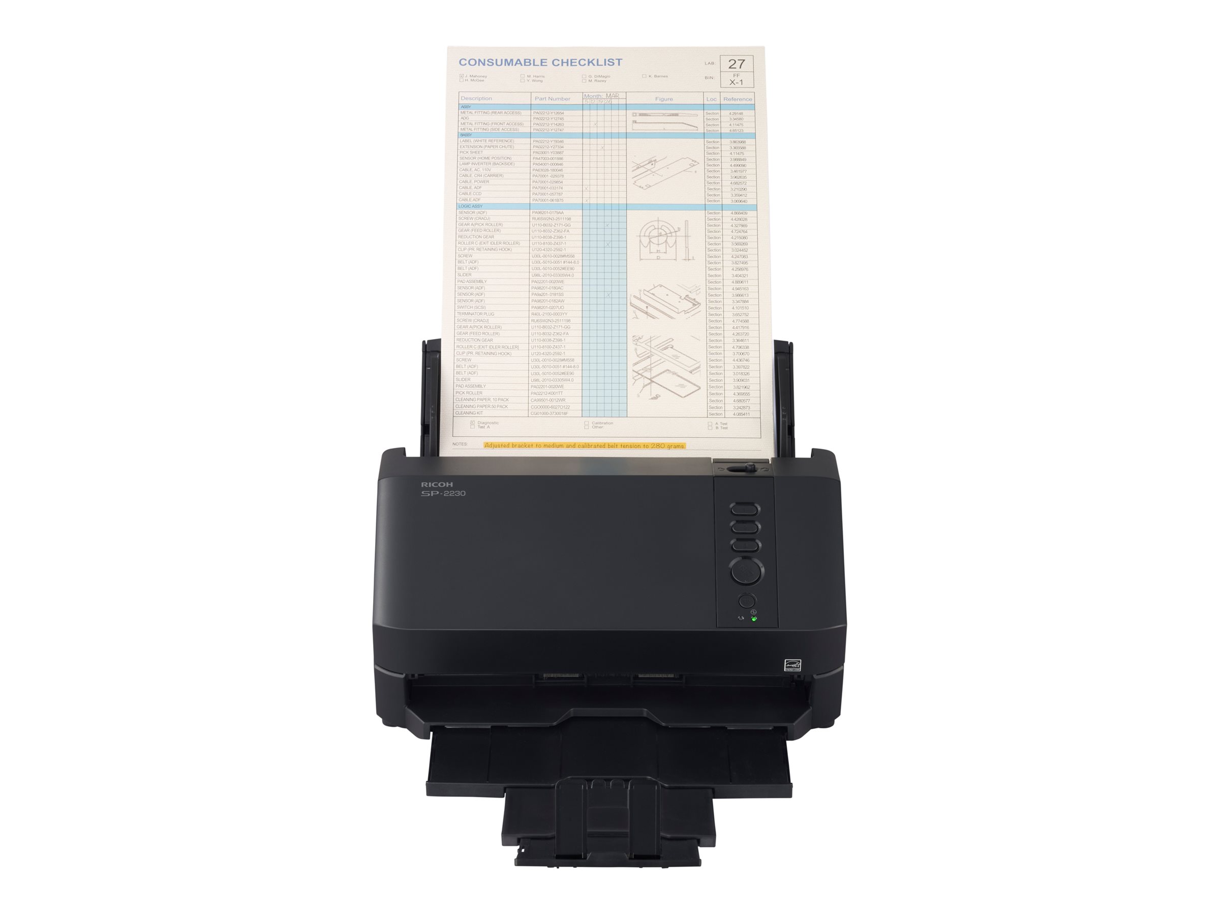 Ricoh SP-2230 ADF scanner 600 x 600 DPI A4 Black