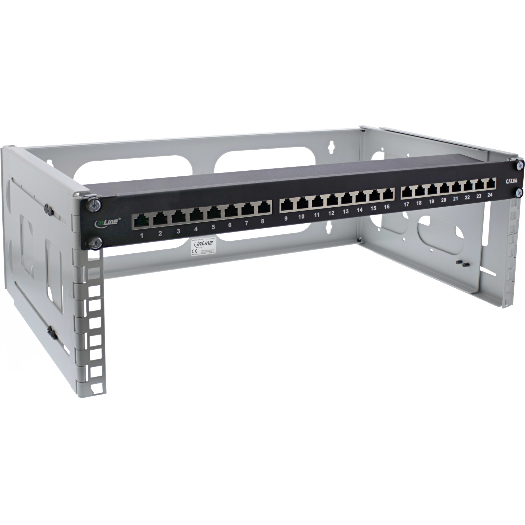 InLine 19104C �tag�re 4U Rack mont� sur le mur Gris