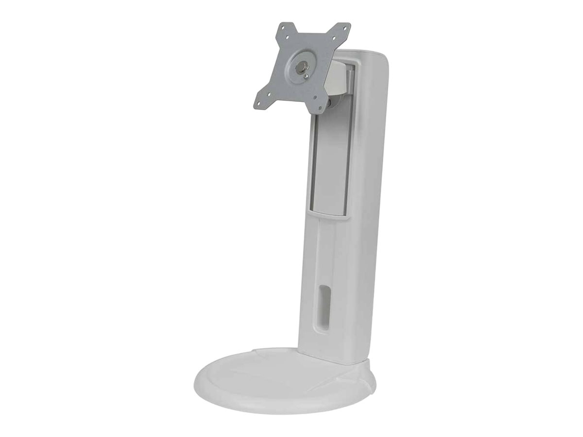 AG Neovo ES-02 - Aufstellung - f�r Flachbildschirm - ergonomisch - Kunststoff, Stahl - wei� - Bildschirmgr��e: 38.1-61 cm (15-24)