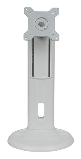 AG Neovo ES-02 - Aufstellung - f�r Flachbildschirm - ergonomisch - Kunststoff, Stahl - wei� - Bildschirmgr��e: 38.1-61 cm (15-24)