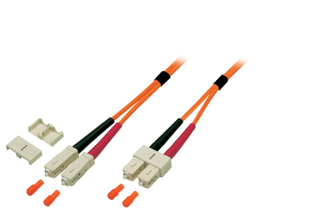 EFB Elektronik Duplex Jumper SC-SC 50/125, OM2, LSZH, orange, 2.0mm, 2m