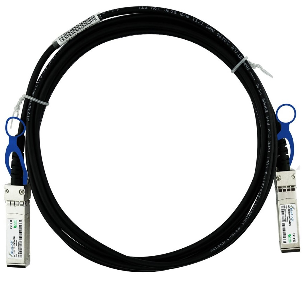 BlueOptics SFP28-DAC-3M-PS-BL InfiniBand cable Black