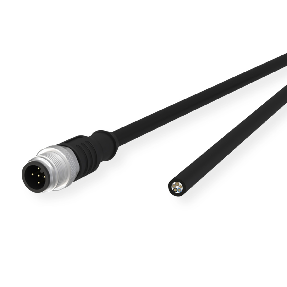 METZ CONNECT Netzwerkkabel - 5 pin M12-A (S)
