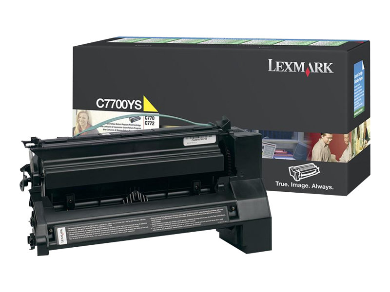Lexmark Yellow Return Program Print Cartridge for C770/C772 toner cartridge Original