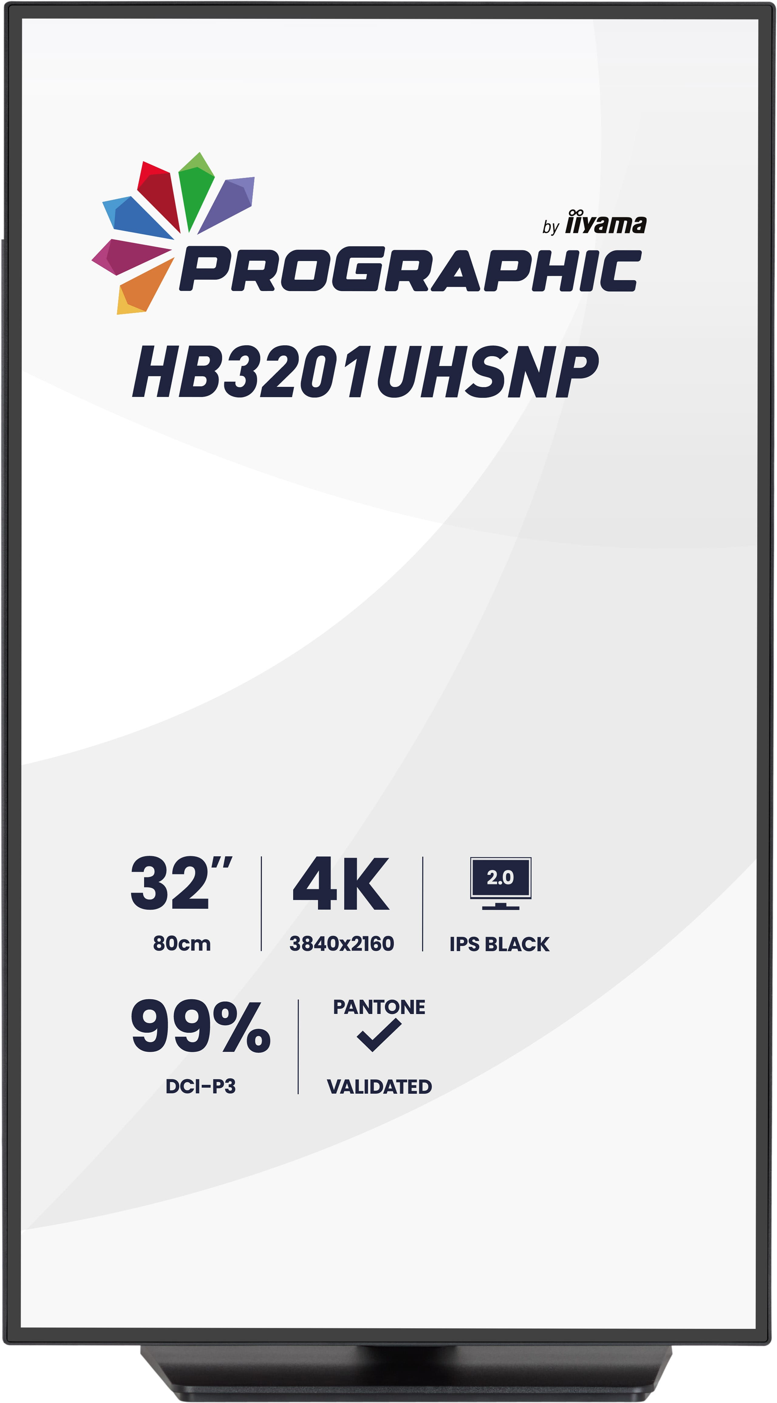 iiyama ProGraphic HB3201UHSNP-B1 �cran plat de PC 80 cm (31.5) 3840 x 2160 pixels 4K Ultra HD Noir