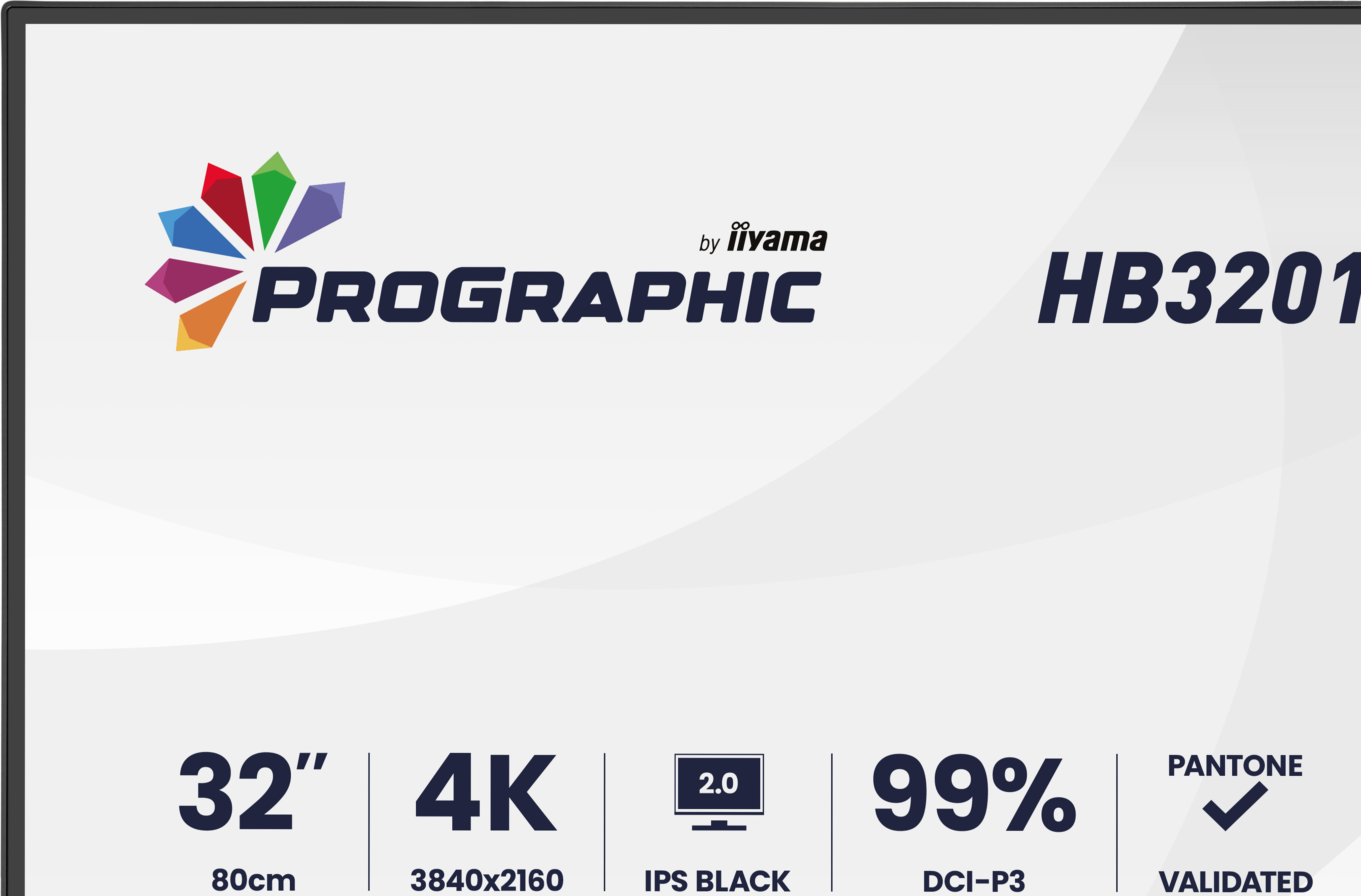 iiyama ProGraphic HB3201UHSNP-B1 �cran plat de PC 80 cm (31.5) 3840 x 2160 pixels 4K Ultra HD Noir